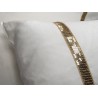 Coussin LIZ T. Collection Or - Ivoire