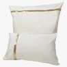 Taie d'oreiller LIZ T.  Collection Or -Noir