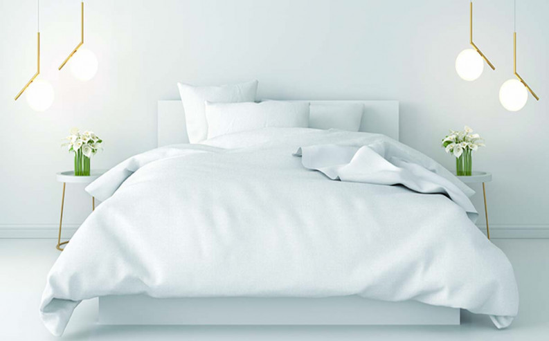 Collection MAJESTIC ESSENTIEL Percale Coton BIO Blanc