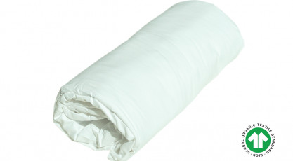 Drap-housse MAJESTIC ESSENTIEL Percale Coton BIO Blanc