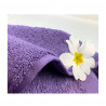 Serviette de bain 685g/m2 Haute densité Prune Grisé