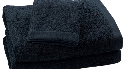Drap de bain coton peigné 685g/m2 Noir