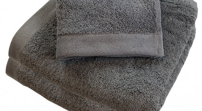 Serviette de bain 685g/m2 Haute Densité Gris velours