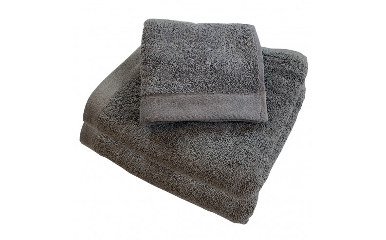 Drap de bain Haute Densité 685g/m2 Gris velours