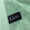 Drap de bain XXL Haute Densité 685g/m2 Vert Amande