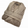 Peignoir de bain marron homme et femme