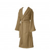 Peignoir de bain marron homme et femme