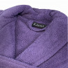 Peignoir de bain violet prune pour homme et femme