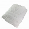 Peignoir de bain blanc pour homme et femme