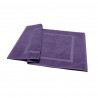 Tapis de bain prune grisé
