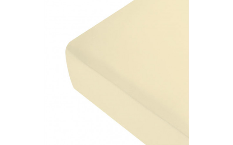 Drap-housse  coloris lin percale de coton