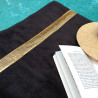 Drap de plage Collection Riviera Noir