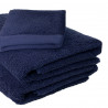 Drap de bain coton peigné 685g/m2 Bleu Marine