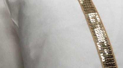 Taie de coussin LIZ T. Collection Or