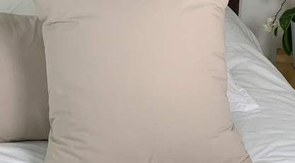 Lot 2 Taies de coussin  MAJESTIC COVER Beige Dune