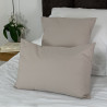 Lot 2 Taies de coussin  MAJESTIC COVER Beige Dune