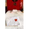 Drap de bain XXL Haute Densité 685g/m2  Blanc